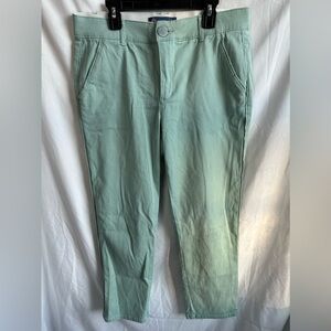 Democracy Pastel Green Skinny "Ab"solution Pants Elastic Waistband Size 8